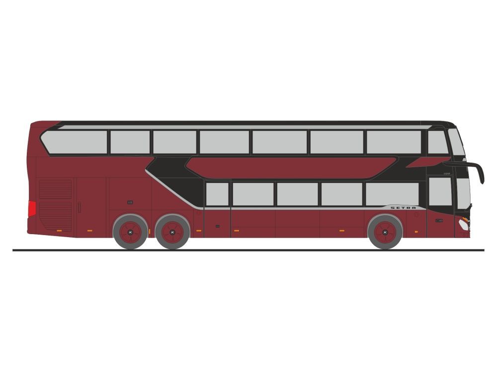 Rietze 61810 - Setra S 531 DT Vorführdesign H0 1:87