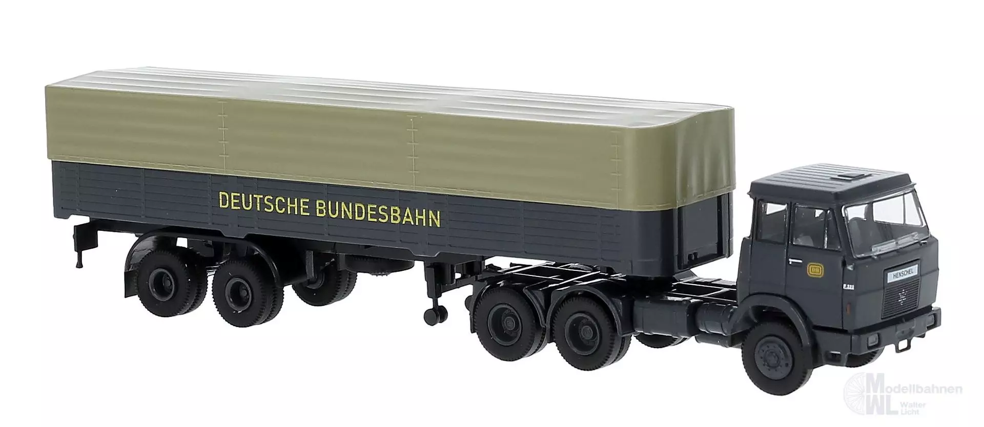 Brekina 82261 - Henschel F161 Pritsche/Plane-SZDeutschen Bundesbahn H0 1:87