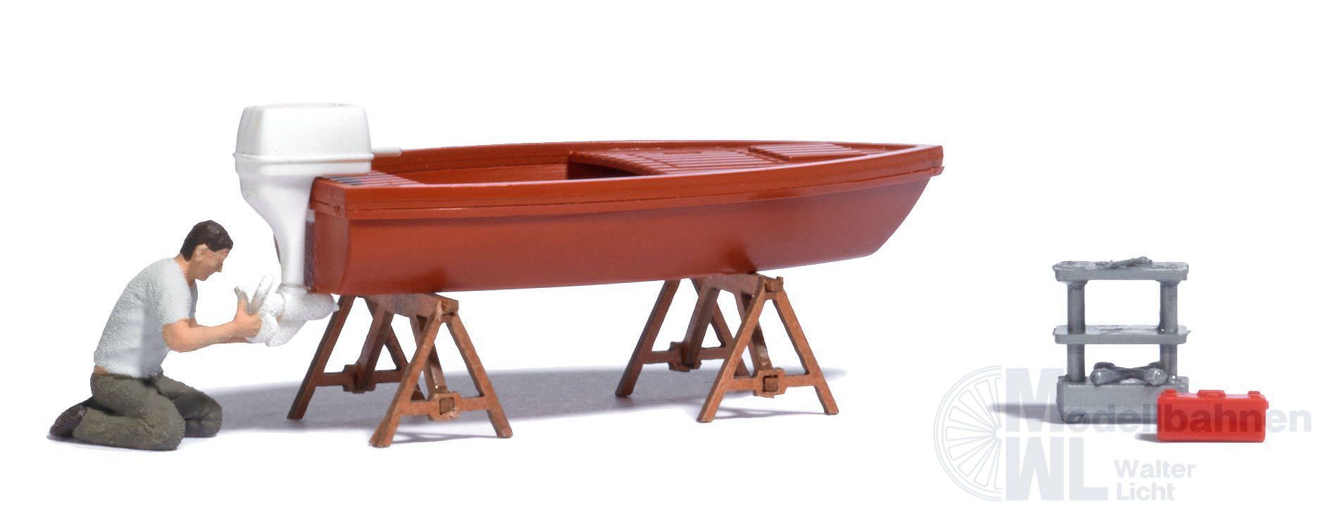 Busch 79815 - A-Set:Boot reparieren H0 1:87