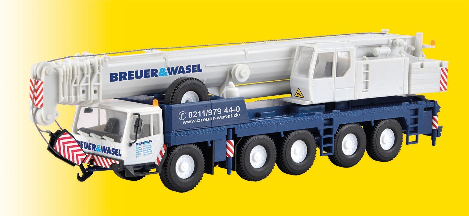 Kibri 13060 - LIEBHERR Teleskop-Autokran 1160/2 BREUER & WASEL H0 1:87 Kibri 13060 - LIEBHERR Teleskop-Autokran 1160/2 BREUER & WASEL H0 1:87