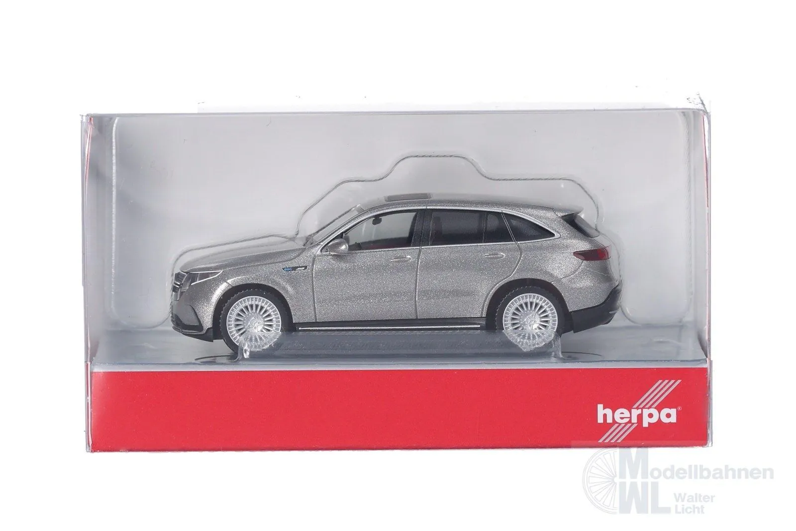 Herpa 430715-005 - Mercedes-Benz EQC AMG mojavesilber H0 1:87