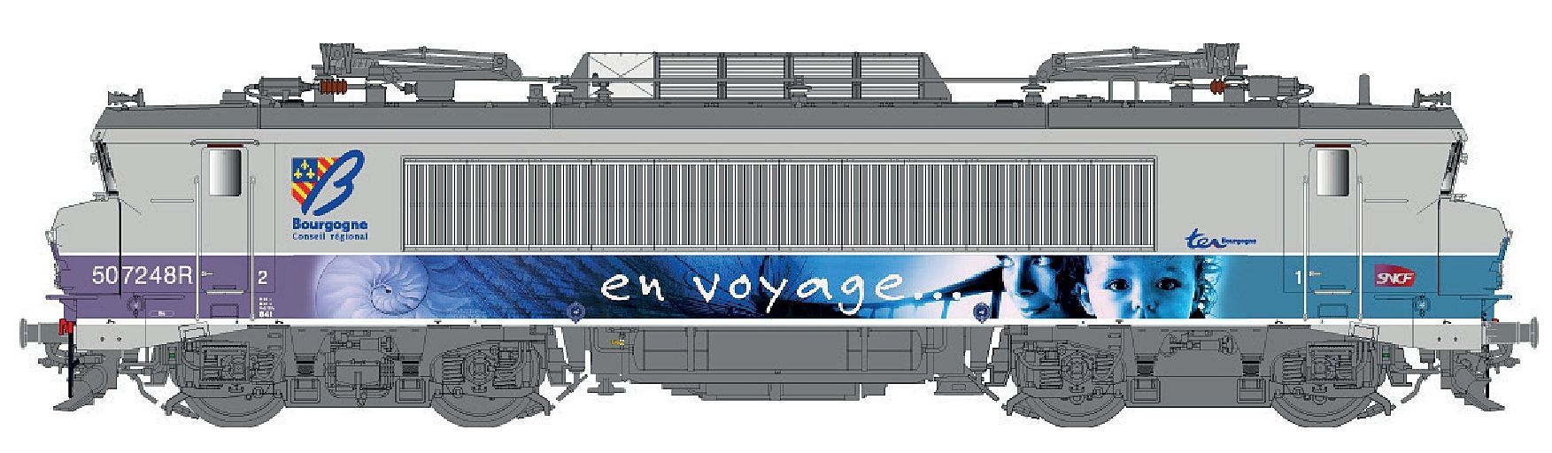 LS Models 11703 - E-Lok BB 7248R SNCF Ep.VI TER EnVoyage H0/WS
