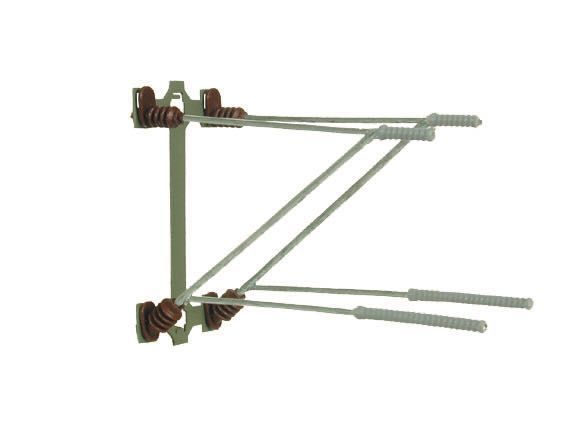 Viessmann 4172 - Doppelausleger 5 Stück H0 1:87 Viessmann 4172 - Doppelausleger 5 Stück H0 1:87