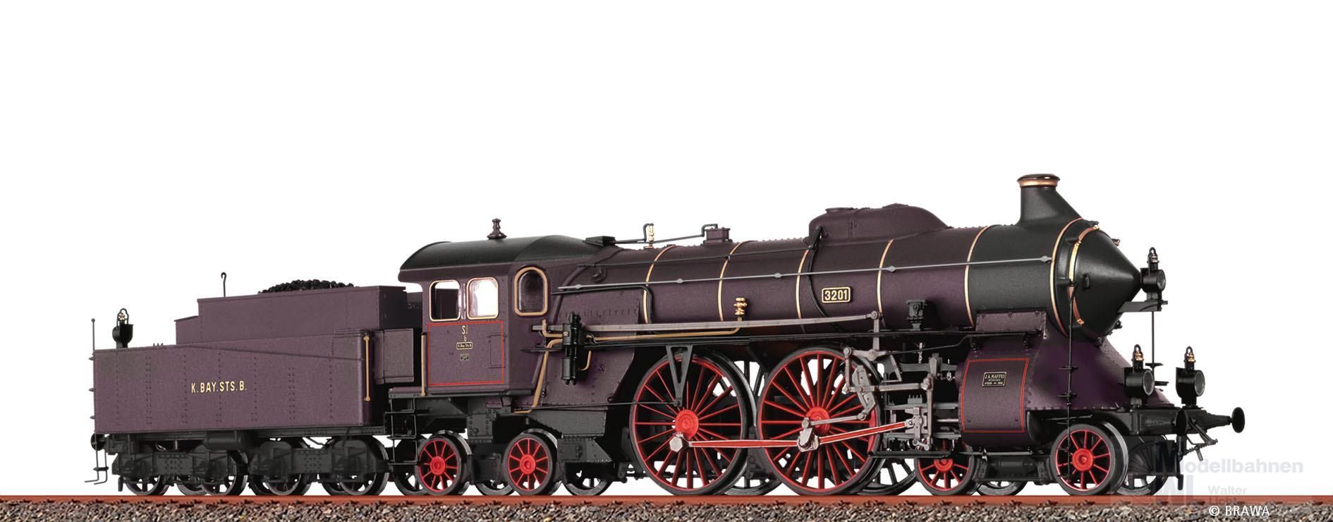 Brawa 70139 - Dampflok BR S2/6 K.Bay.Sts.B. Ep.I H0/WS Sound