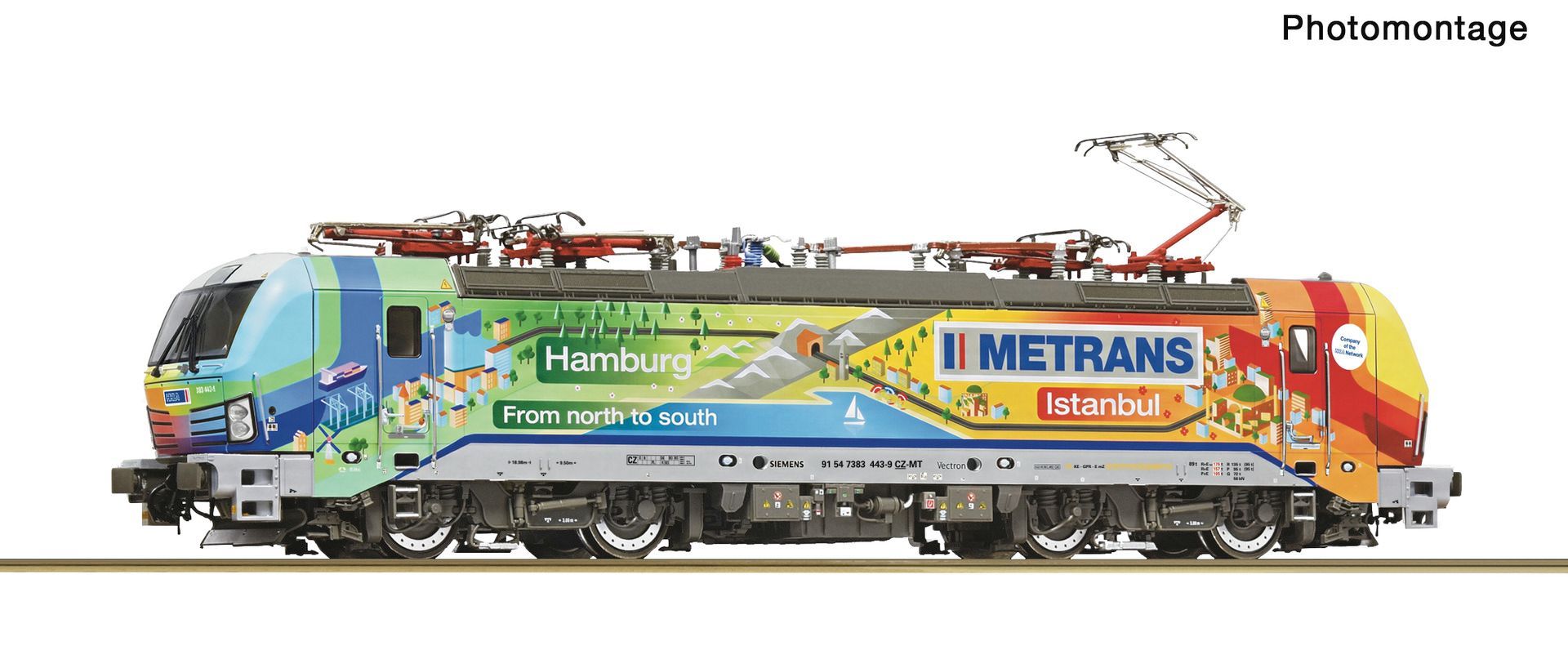 Roco 7520255 - E-Lok 383 443-9 Metrans Ep.VI H0/WS SOUND
