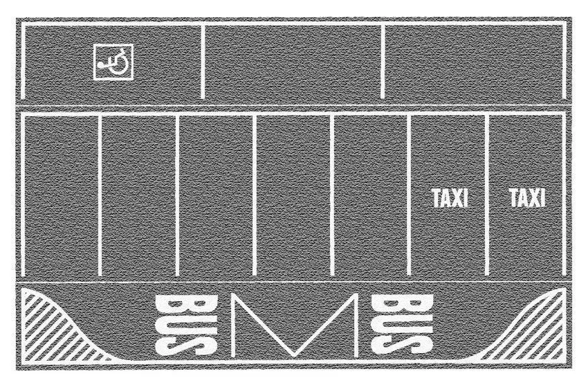 Noch 60720 - Parkplatz grau, 2 Stück, je 22 x 14 cm H0 1:87