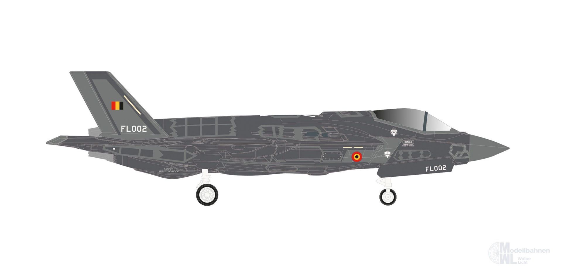 Herpa 573641 - F-35A Belgian AC 312 FS 1:200