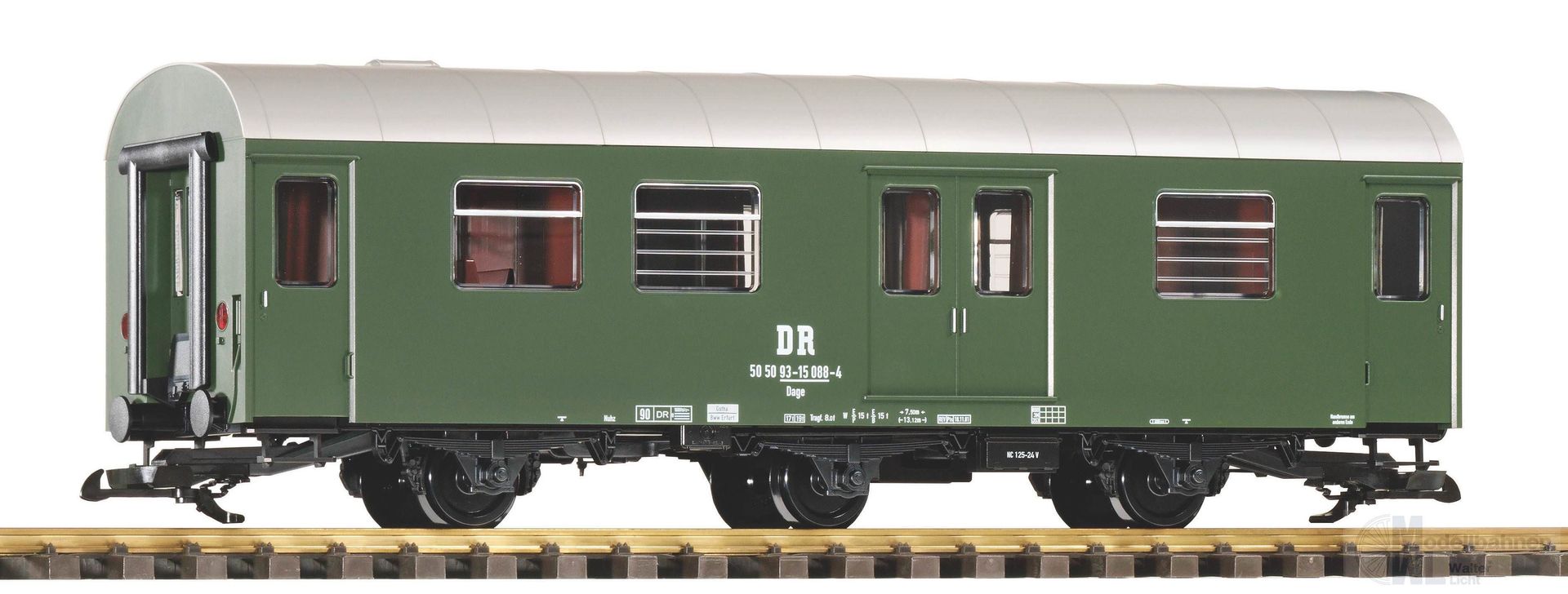 Piko 37683 - Personenwagen DR Ep.IV Reko 3- achs Dage Spur G 1:22,5
