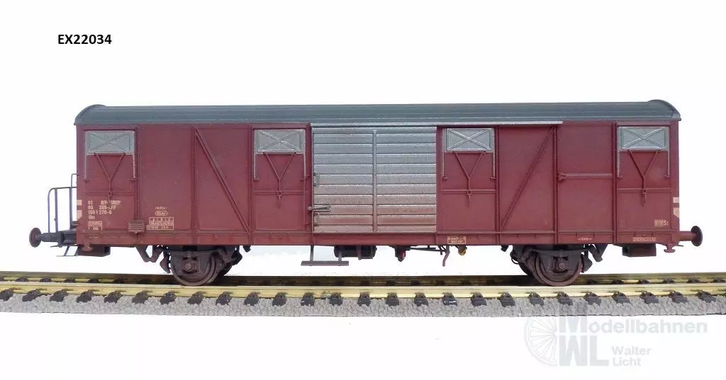 Exact Train 22034 - Güterwagen gedeckt SBB Ep.IV Gbs EUROP H0/GL