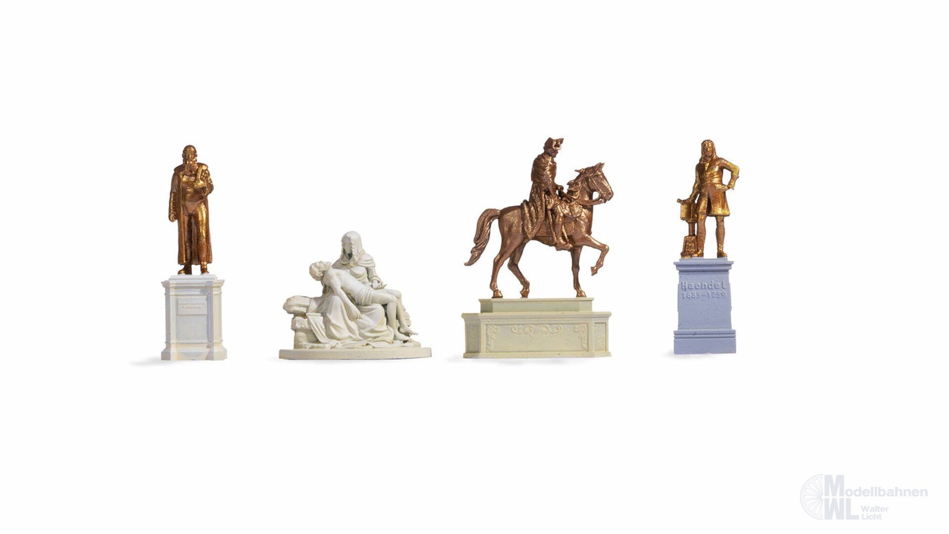 Noch 14835 - Denkmäler 4 Stück H0 1:87 Noch 14835 - Denkmäler 4 Stück H0 1:87