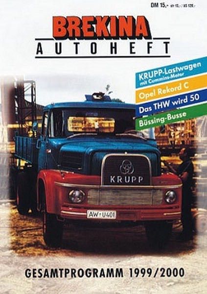 Brekina 12150 - BREKINA-Autoheft 1999/2000