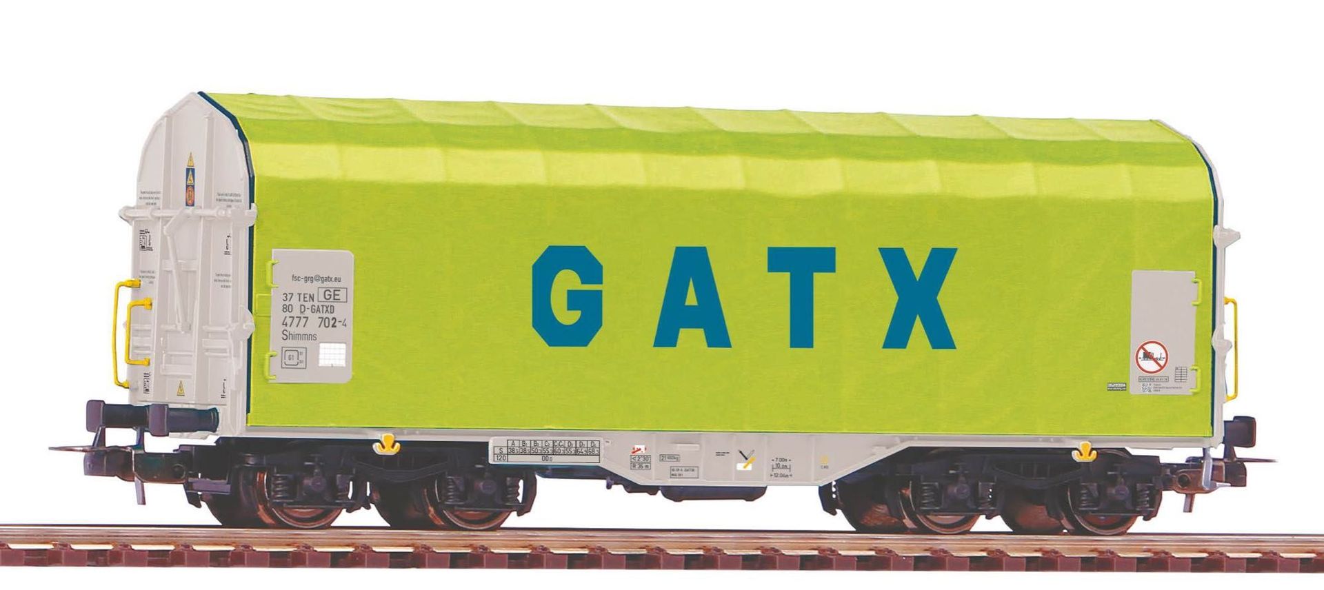 Piko 58958 - Schiebeplanenwagen GATX Ep.VI H0/GL Piko 58958 - Schiebeplanenwagen GATX Ep.VI H0/GL
