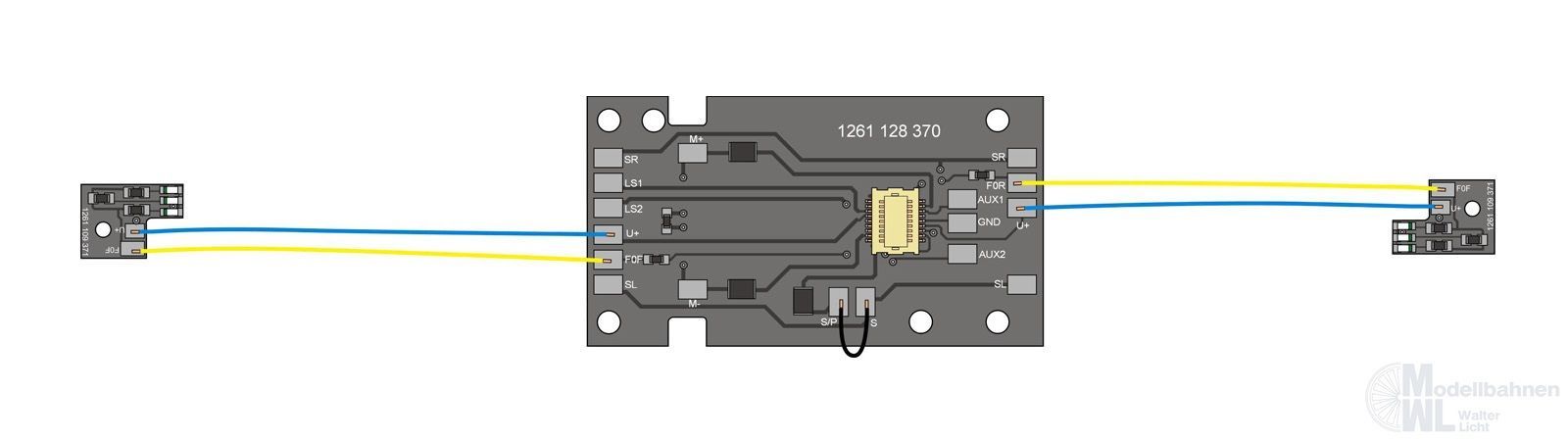 Bemo 5161370 - Umbausatz LED/ Next18 1261 H0m