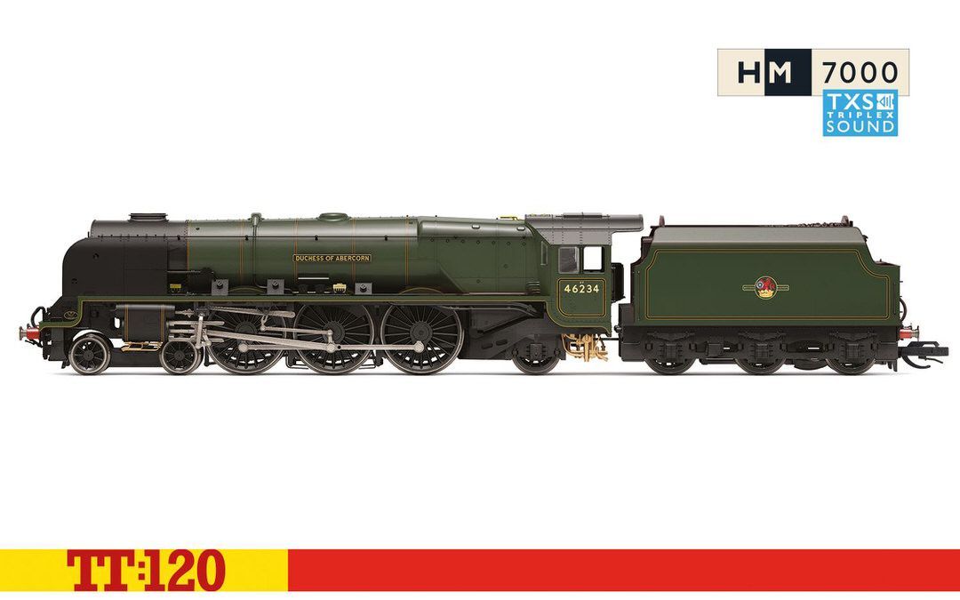 HORNBY TT TT3012TXSM - Dampflok Princess Coronation 4-6-2 46234 Abercorn TT 1:120 SOUND