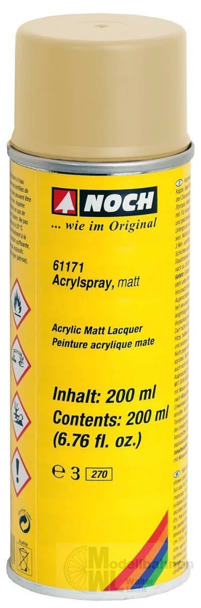 Noch 61171 - Acrylspray, matt, elfenbein 200 ml G/1/0/H0/H0m/H0e/TT/N/Z