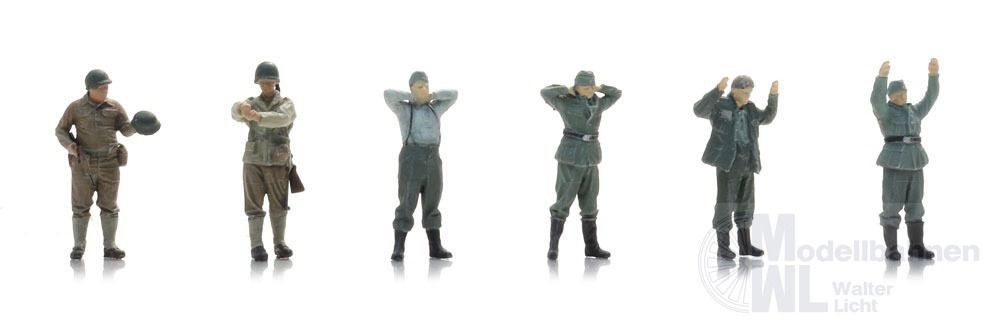 ARTITEC b.v. 7720012 - WM-Kriegsgefangene +  Amerikanische Soldaten BAUSATZ 1:72