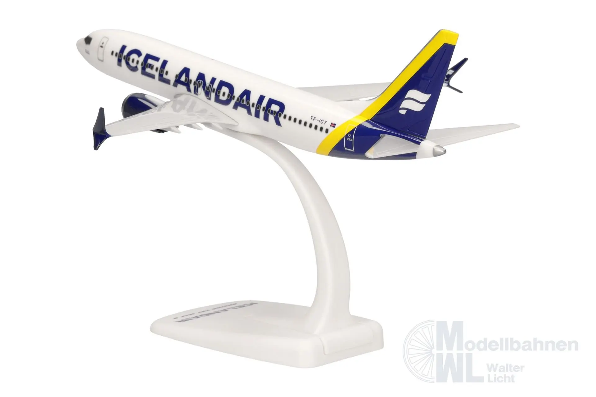 Herpa 614641 - Boeing 737 Max 8 Icelandair yellow 1:200