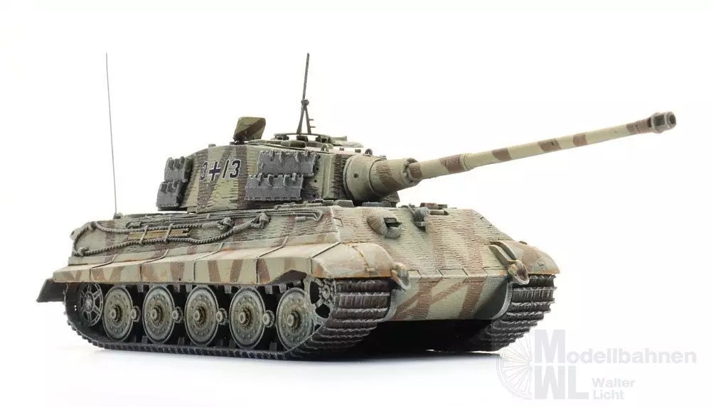 ARTITEC b.v. 6870653 - WM Tiger II Zim zweifarbige Tarnung s.Pz.Abt.506 Fertigmodell H0 1:87