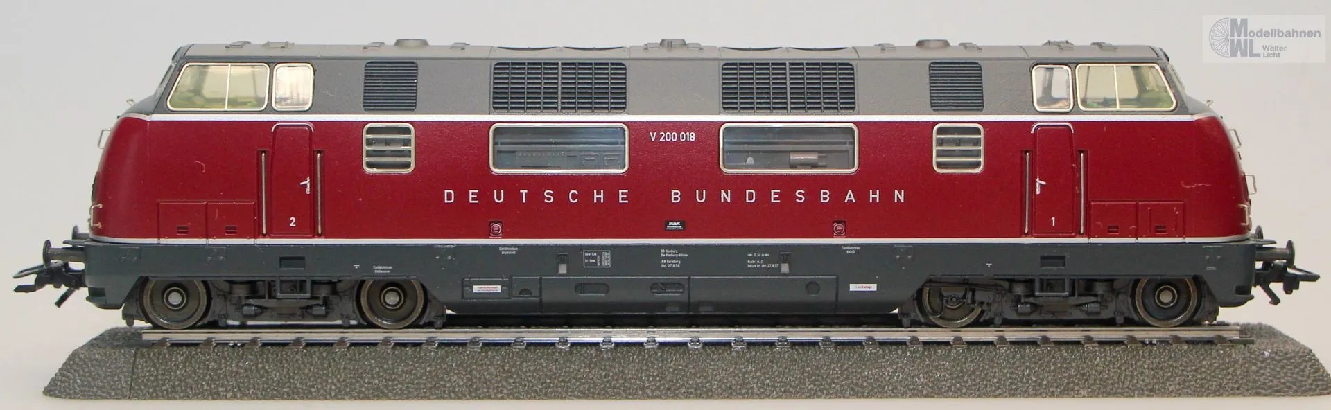 Märklin 37803 - MÄRKLIN - Diesellok V200 018 DB Ep.III H0/WS Digital