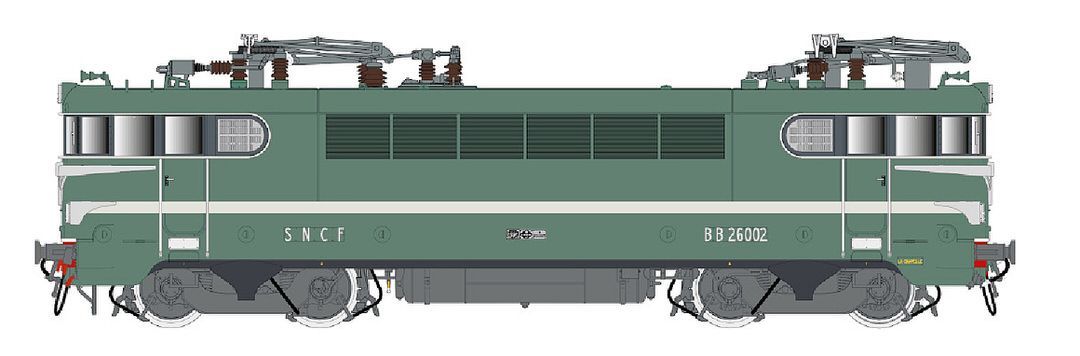 LS Models 10731 - E-Lok BB 26002 SNCF Ep.IIId H0/WS