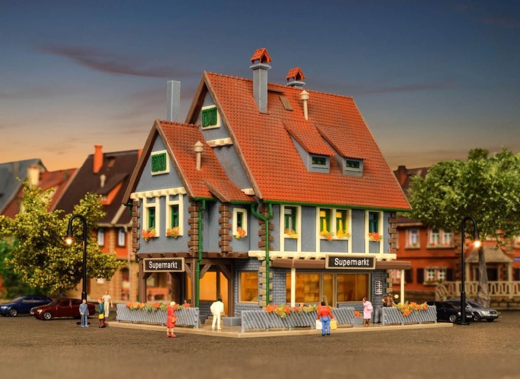 Vollmer 47660 - Supermarkt mit Inneneinrich N 1:160