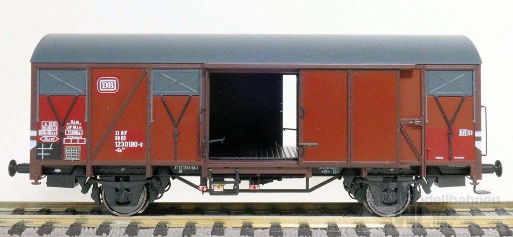 Exact Train 21052 - Güterwagen gedeckt DB Ep.IV Gc 211 H0/GL Exact Train 21052 - Güterwagen gedeckt DB Ep.IV Gc 211 H0/GL
