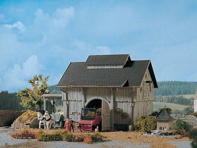 Vollmer 43727 - Scheune mit Tenne und Gebälk H0 1:87