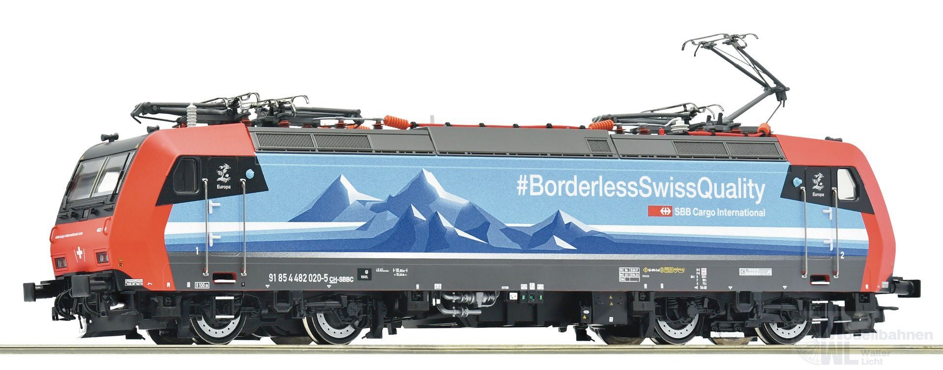 Roco 7510169 - E-Lok BR 482 020-5 SBB Ep.VI H0/GL Sound Roco 7510169 - E-Lok BR 482 020-5 SBB Ep.VI H0/GL Sound