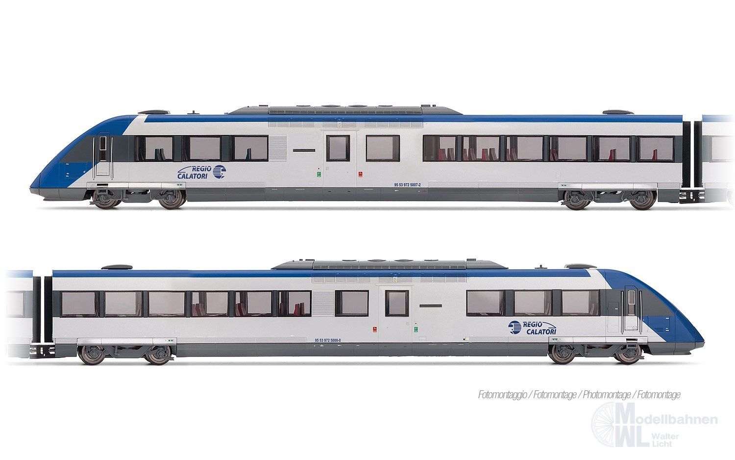 Rivarossi 2996 - Triebzug X 72500 Regio Calatori Ep.VI 2.tlg. H0/GL