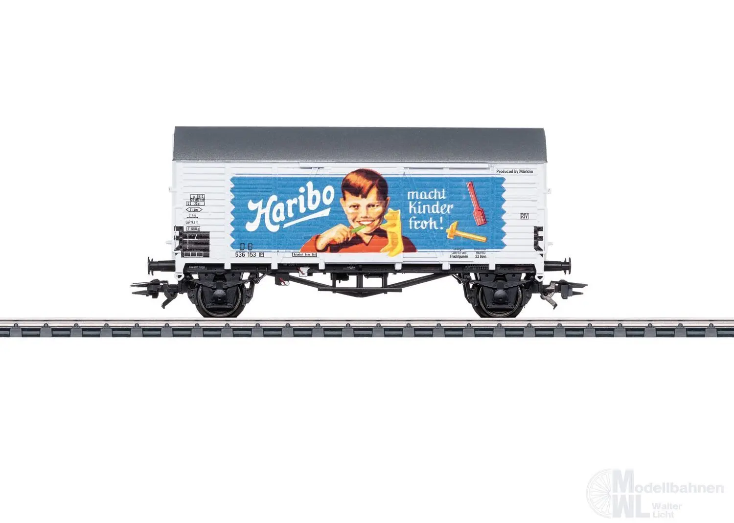 Märklin 46399 - MHI Güterwagen ged. DB Ep.III Ghs Haribo H0/WS