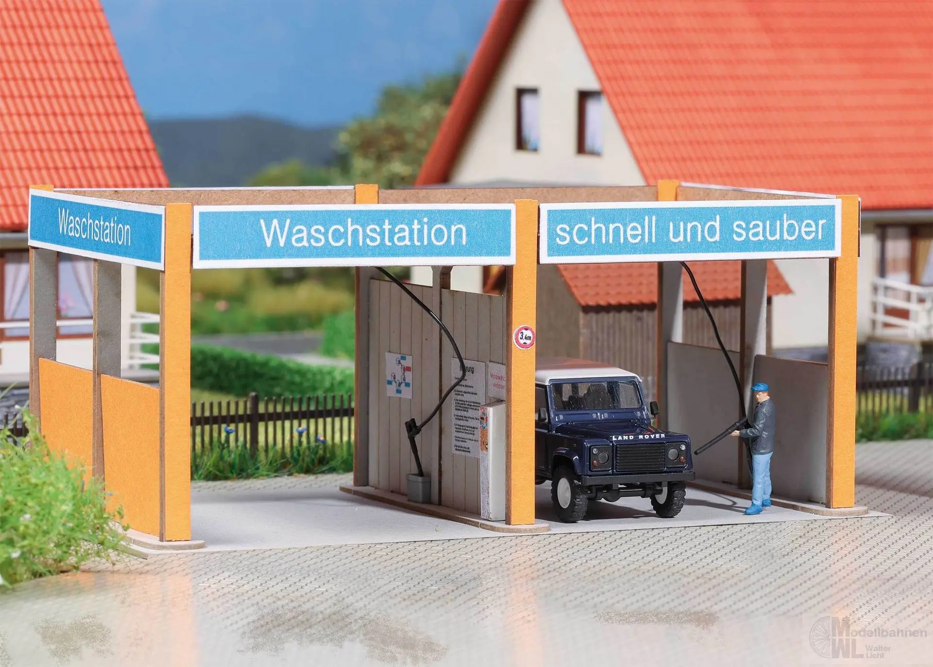 Busch 1368 - SB-Waschstation H0 1:87