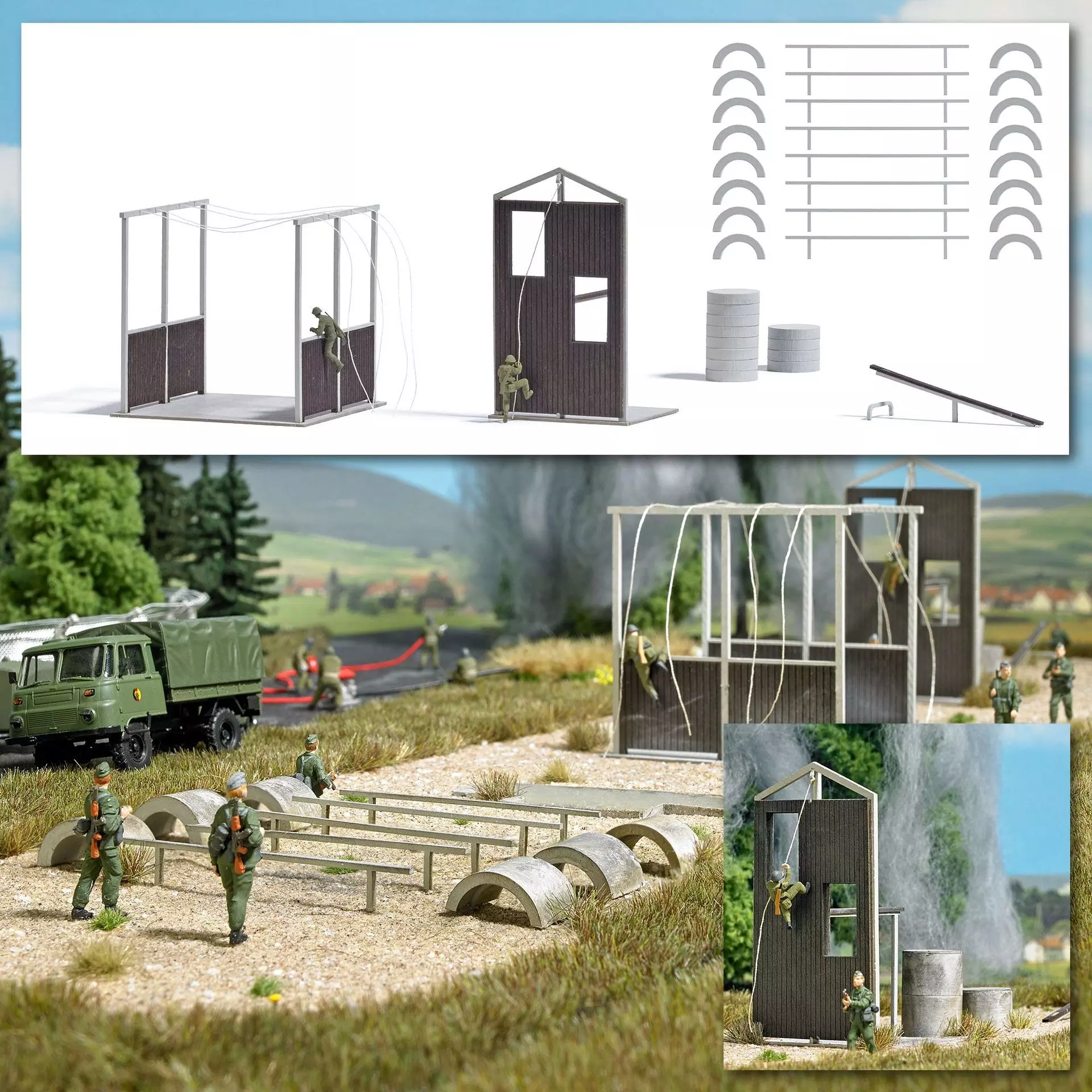 Busch 1932 - Sturm- und Gefechtsbahn H0 1:87