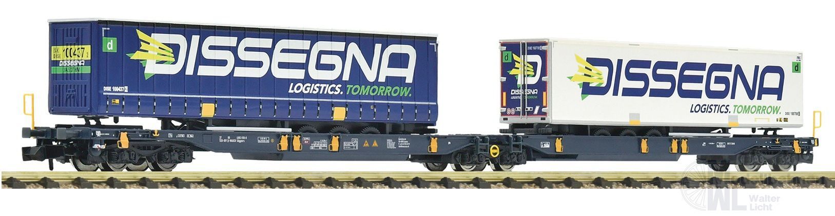 Fleischmann 825029 - Doppeltaschen-Gelenkwagen WASCOSA Ep.VI N 1:160