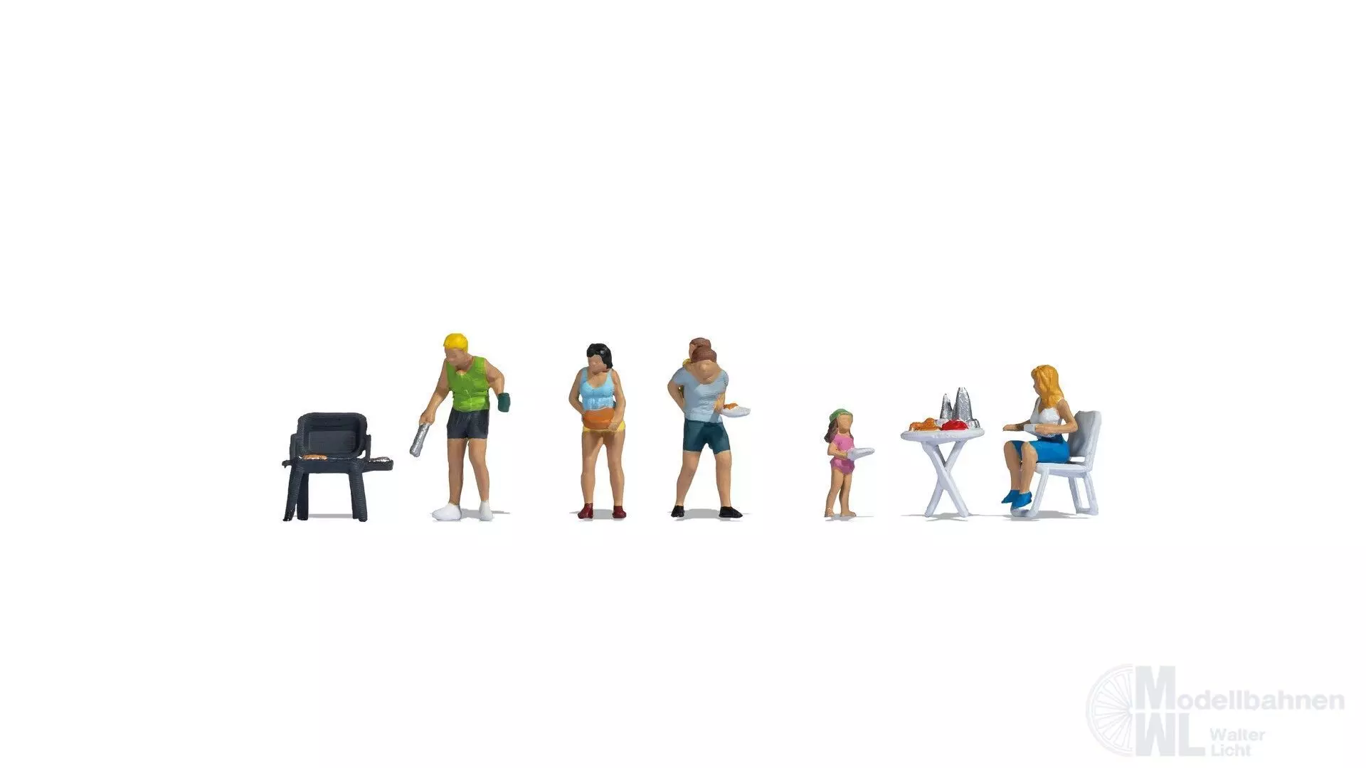 Noch 15881 - Menschen beim Camping H0 1:87