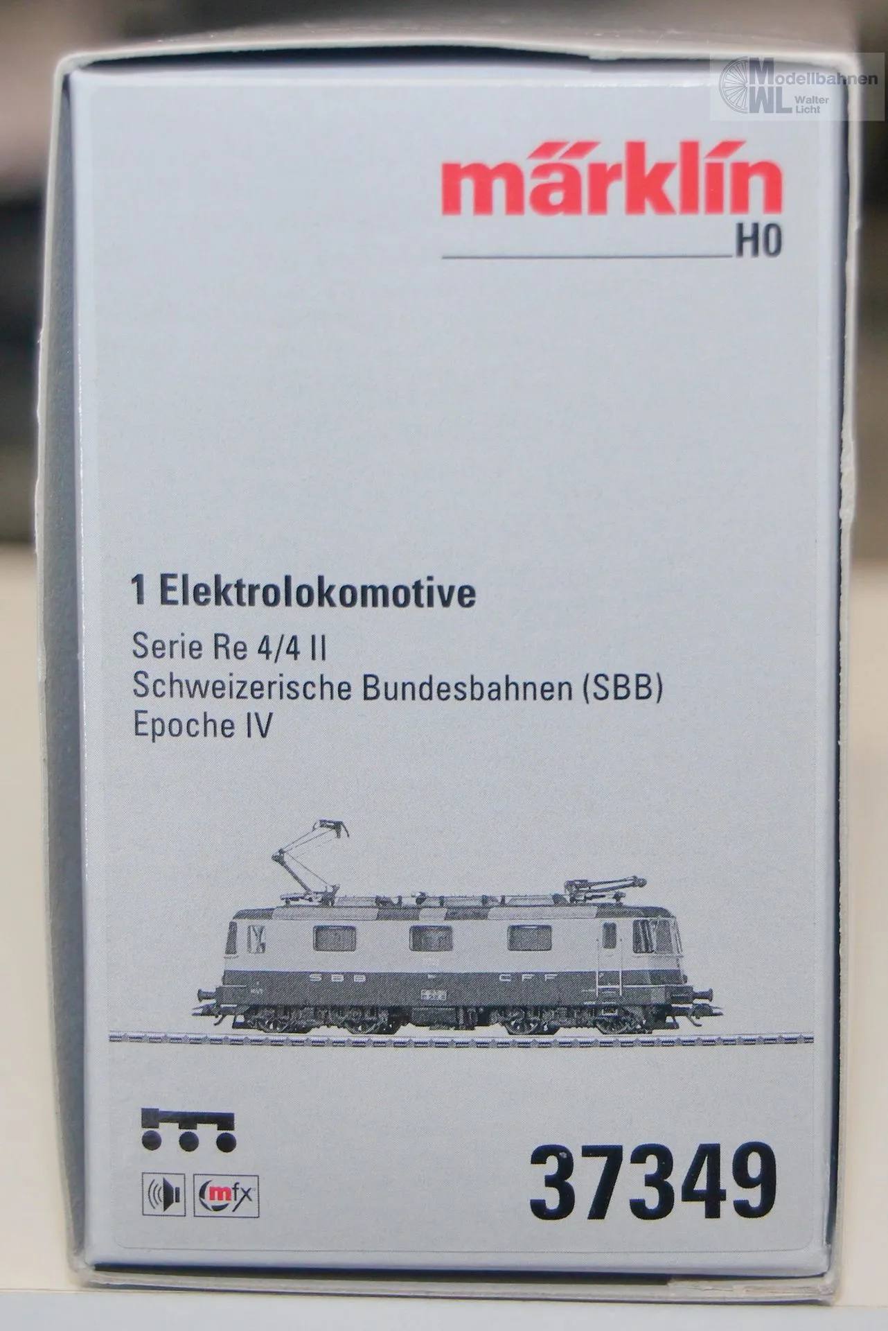 Märklin 37349 - MÄRKLIN - MHI Elektrolok Re 4/4 II SBB TEE Ep.IV H0/WS Sound mfx
