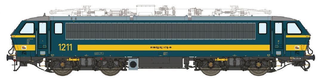 12097 LS Models 12097DC - E-Lok HLE 12 SNCB Ep.VI H0/GL
