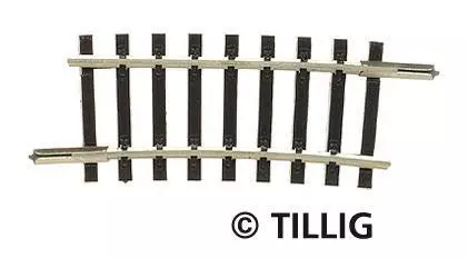 Tillig 83114 - Gleisstück gebogen R24 R353 mm / 7,5° TT 1:120