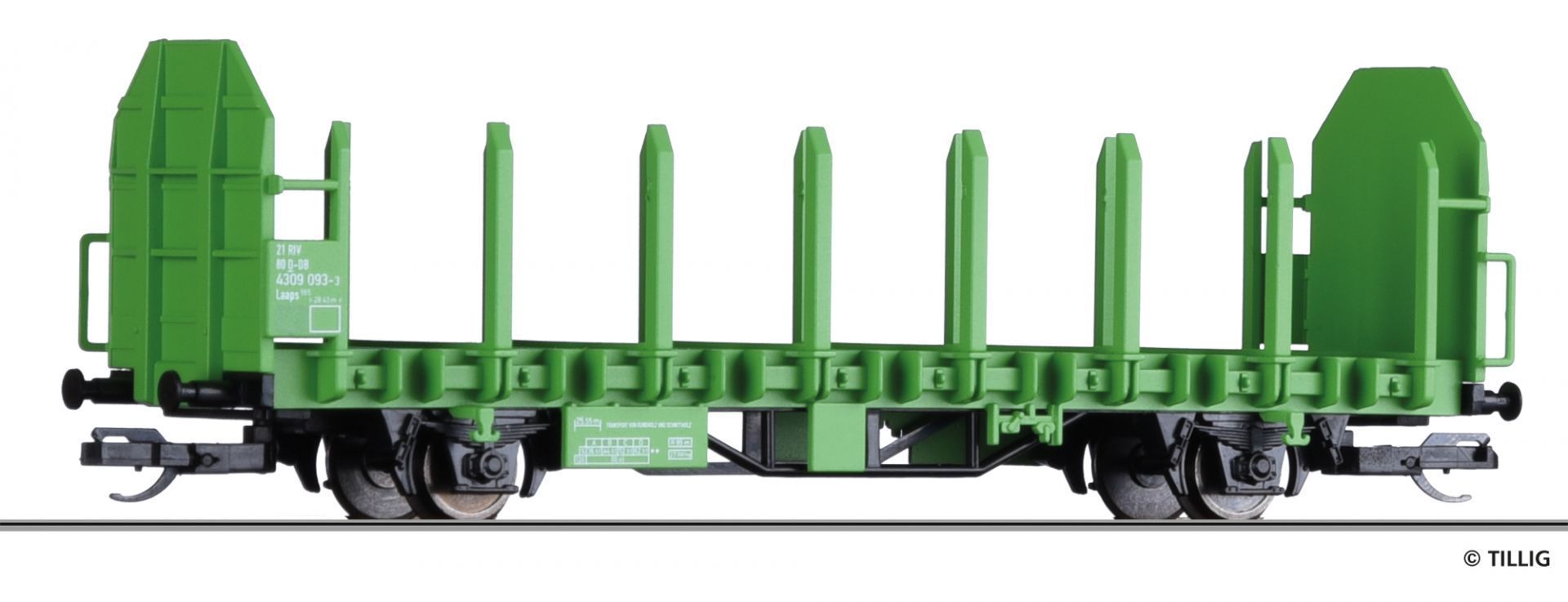 Tillig 14600 - Rungenwagen DB AG Ep.VI Laaps TT 1:120 Start