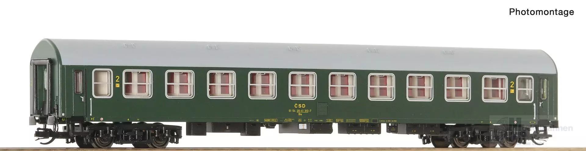 Roco 6280041 - Personenwagen CSD 2.Kl. Y/B 70 TT 1:120