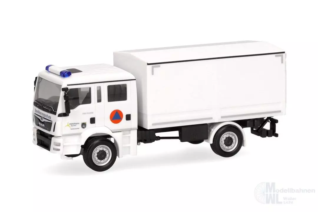 Herpa 098564 - MAN TGM Mehrzweckkraftwagen Katastrophenschutz Aachen H0 1:87