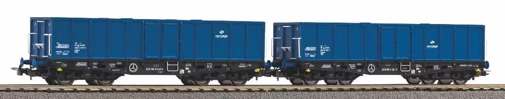 Piko 58260 - Hochbordwagen Set PKP Ep.VI 401Zk 2.tlg. H0/GL