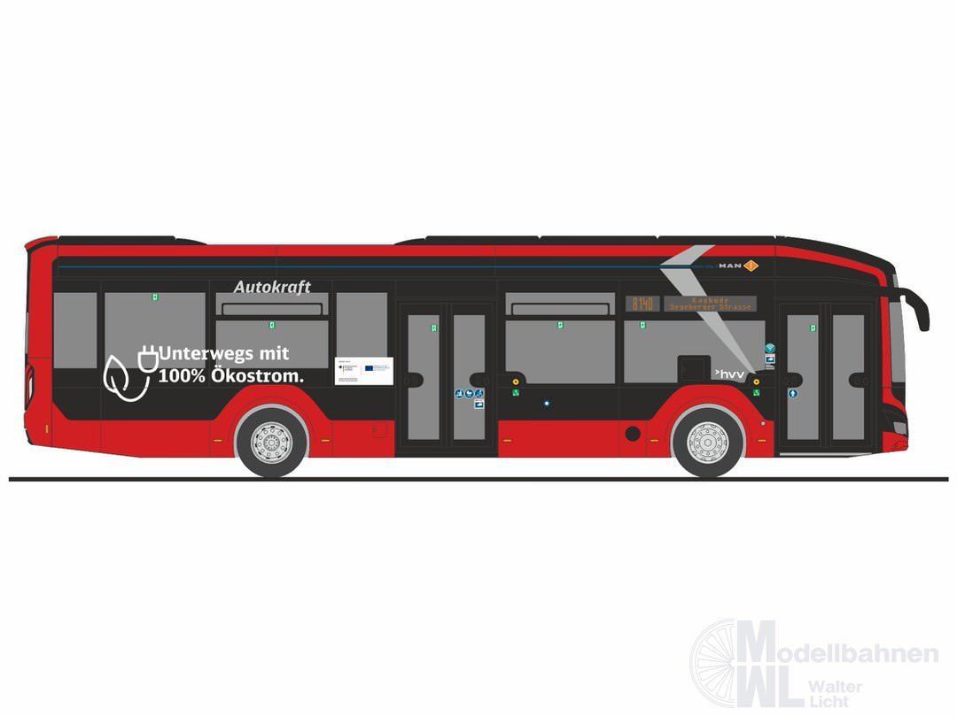 Rietze 76348 - MAN Lion´s City 12 E Autokraft Kiel H0 1:87