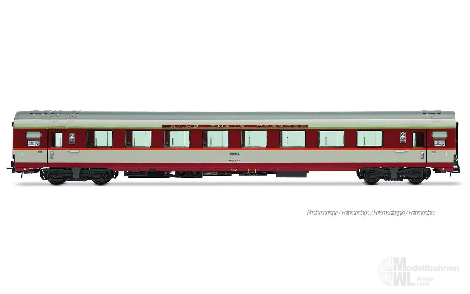 Jouef 4203 - Personenwagen SNCF Ep.IV Le Capitole B8u H0/GL