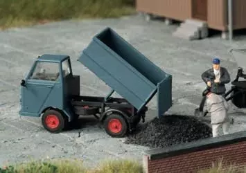 Auhagen 41676 - Multicar M22 Hochbordkipper mit Kipplorenanhänger H0 1:87