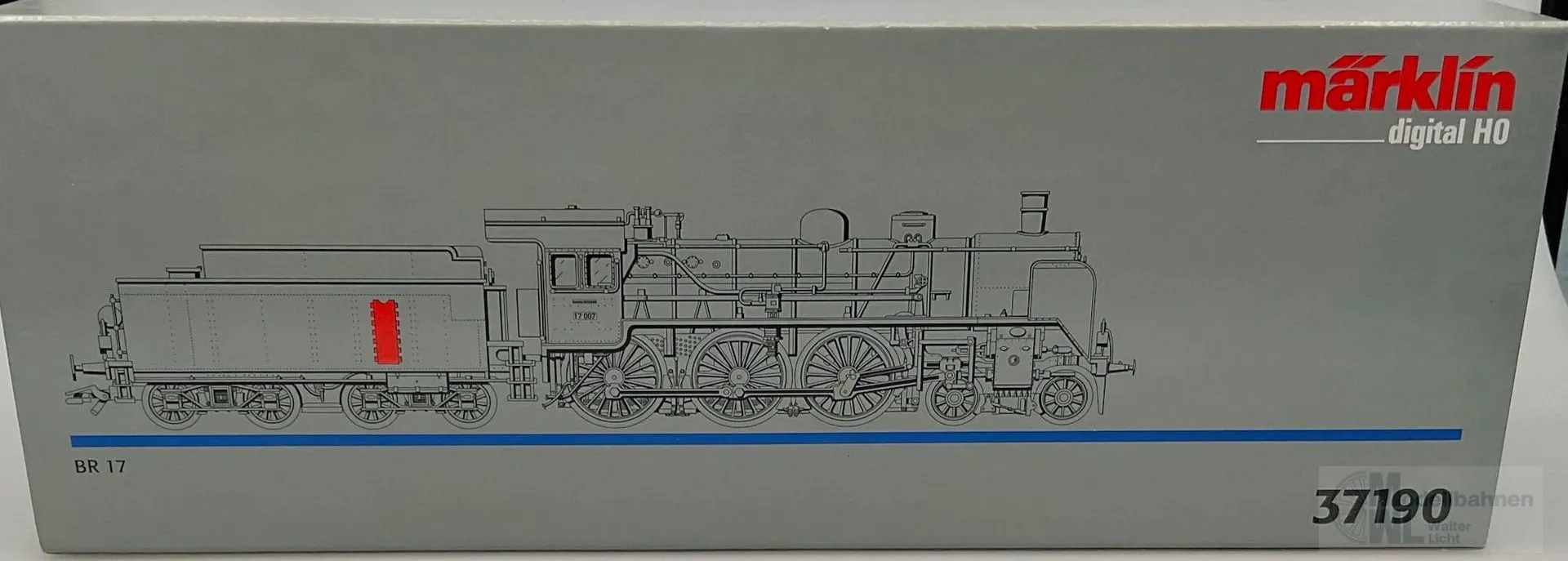 Märklin 37190 - MÄRKLIN - Dampflok BR 17.0 DRG Ep.II ex S10 H0/WS