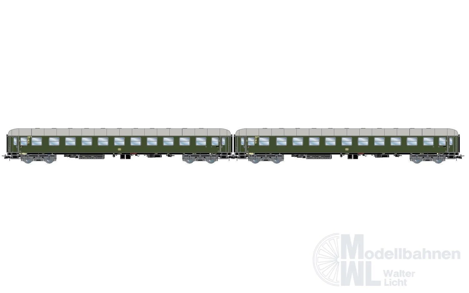 Rivarossi 4377 - Liegewagen Set DB Ep.III 2.tlg. H0/GL