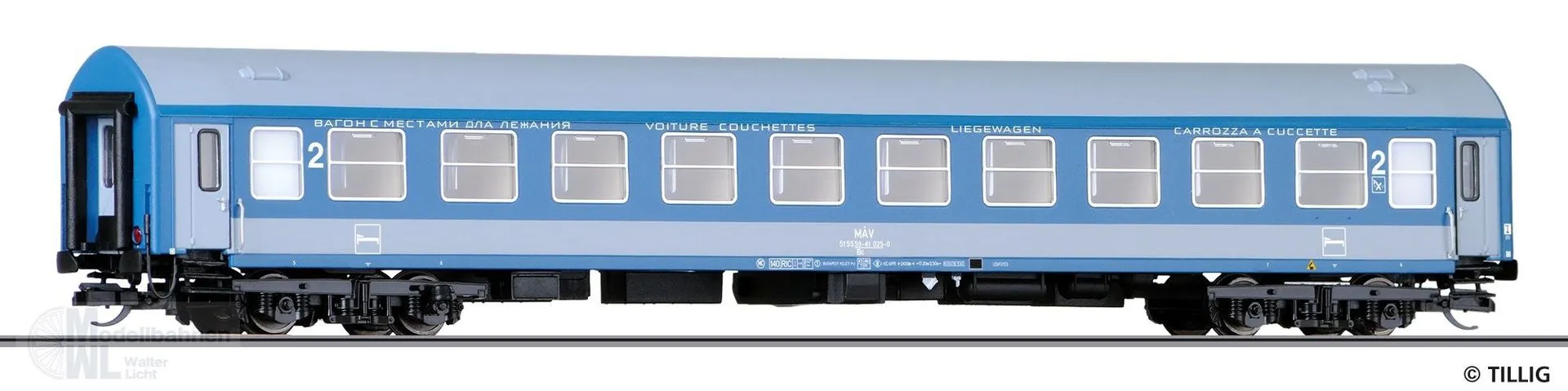 Tillig 16418 - Liegewagen MAV Ep.IV TT 1:120