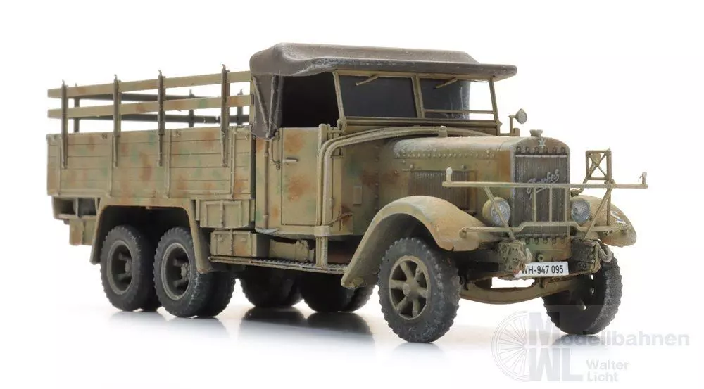 ARTITEC b.v. 6870505 - WM Henschel 33 D1 cargo Tarnung Fertigmodell H0 1:87
