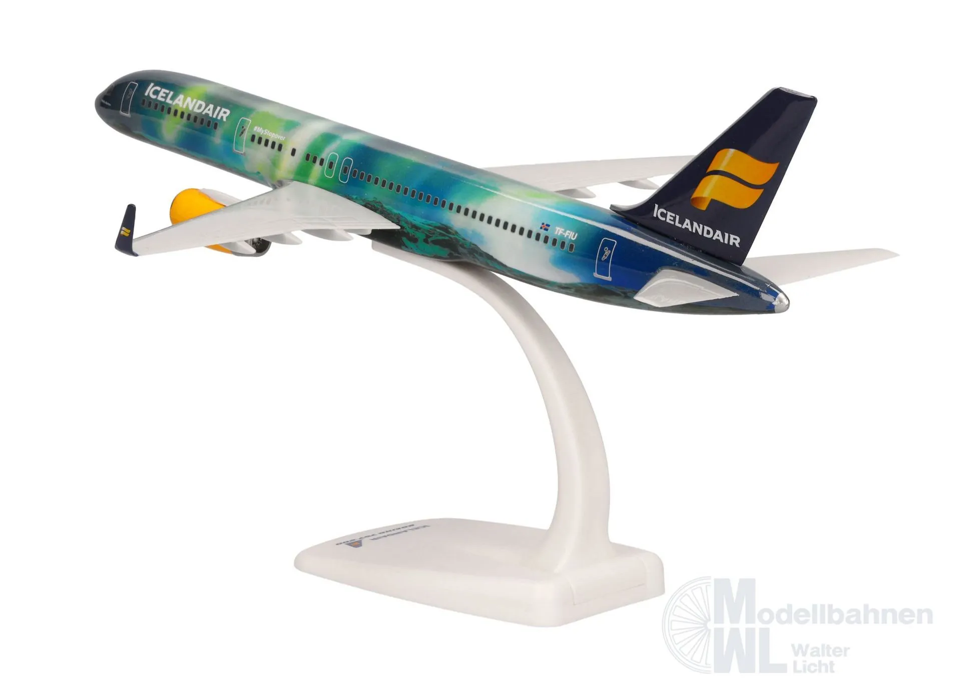 Herpa 610735-001 - Boeing 757-200 Icelandair Hekla Aurora 1:200
