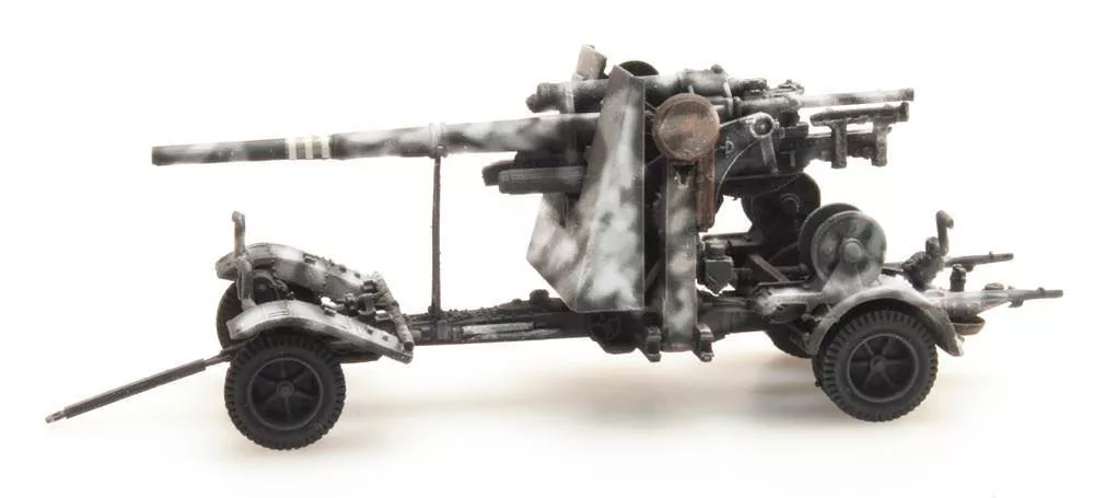 ARTITEC b.v. 6870072 - FLAK 18 88mm Winter Deutsche Wehrmacht H0 1:87